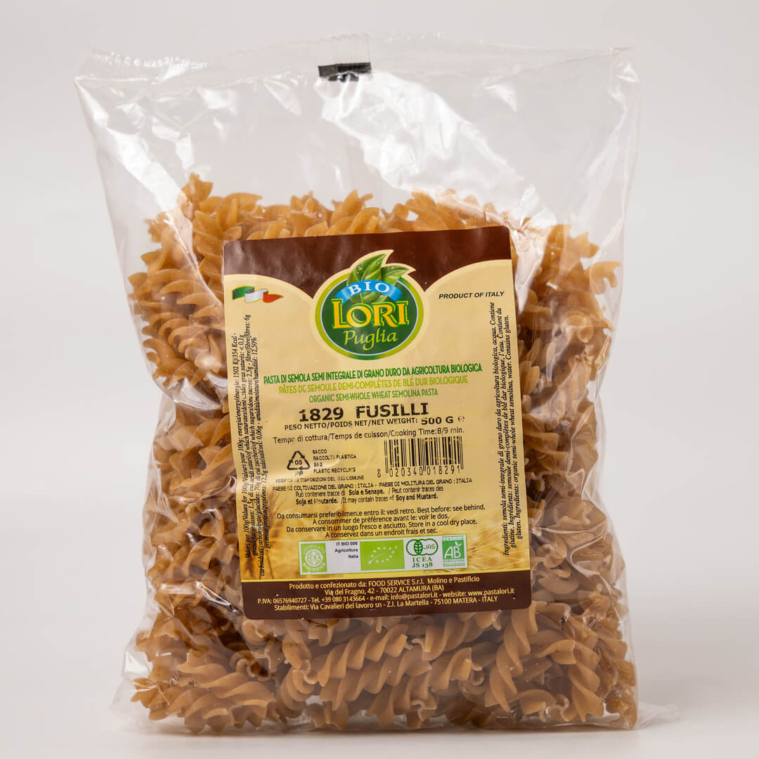 Fusilli Semi Integrale - Pasta Lori Res