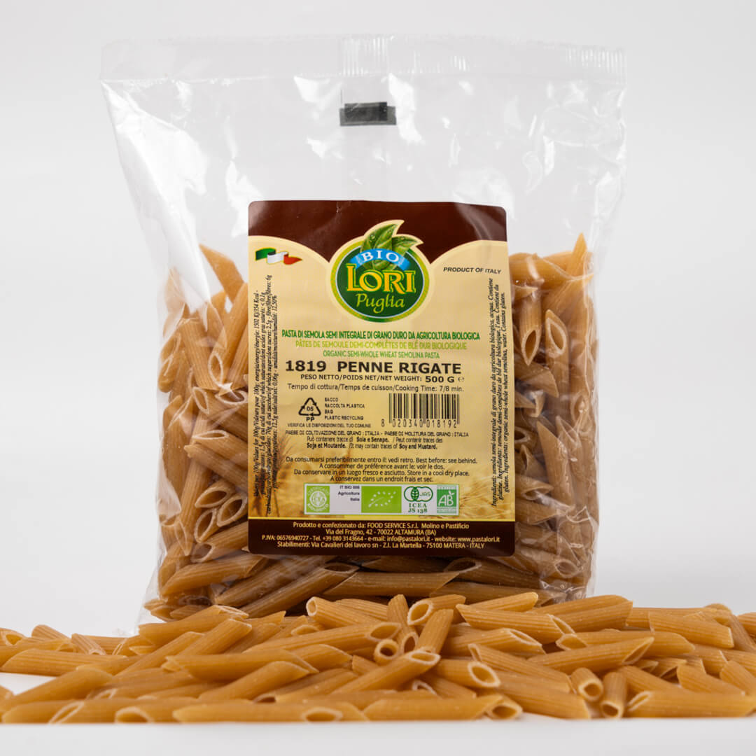 Penne Semi Integrale 3 - Pasta Lori Res