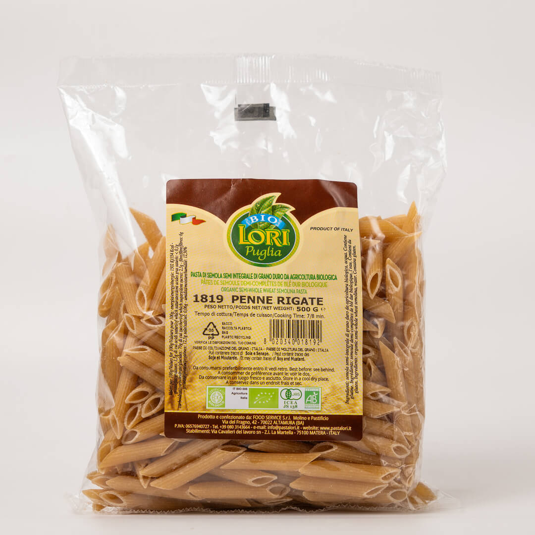 Penne Semi Integrale - Pasta Lori Res