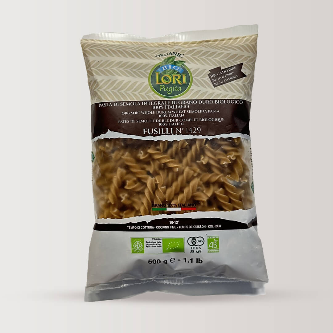 fusilli integrali - pasta lori